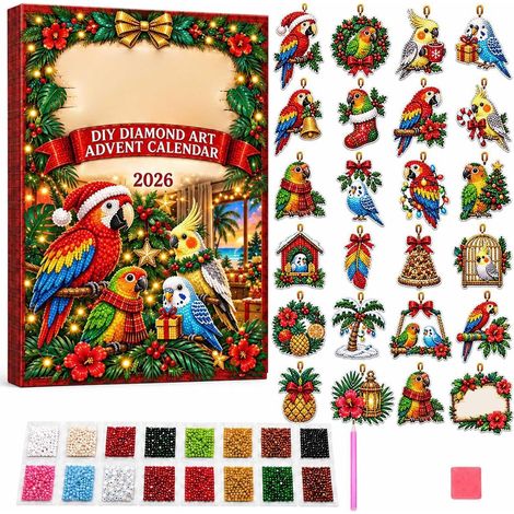 Diamond Art Advent Calendar 2026 - 2026 Diamond Art Countdown Calendar (C)