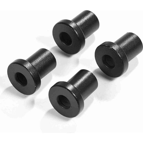 Lot de 4 entretoises rail murale porte coulissante grange acier carbone accessoire fixation (1/5)