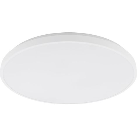 LED Badezimmerlampe IP44 D: 49 cm Weiß rund neutralweiß 4000 K 2400 lm Deckenleuchte