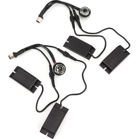 1157 lumière LED de voiture divisée double résistance décodeur conception détachable pour lumières 2 couleurs/3 couleurs (1/5)