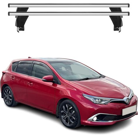 OMAC Dachträger Querträger Alu für Toyota Corolla E210 Kombi Schrägheck 2019-2026 – Abschließbar – T-Nut – City-Crash-getestet – Max. 50 kg Silber (1/5)