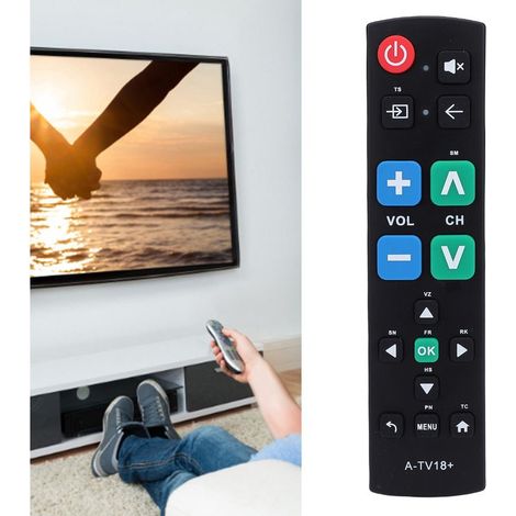 Télécommande Samsung gros boutons – accès facile, contrôle TV sans effort (1/4)