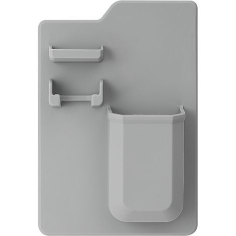 Support Pour Brosse À Dents - Support Adhésif En Silicone Pour Salle De Bain - Pour Miroir Carrelage Verre - Avec Drainage Inférieur - 1 Pièce (1/5)