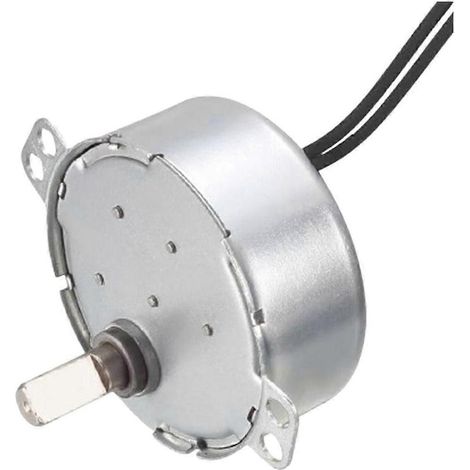 Moteur synchrone à engrenages, 220-240 V CA, 4-5 tr/min, 50-60 Hz, rotation horaire/antihoraire, 4 W (1/4)