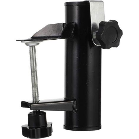 Fixation pour parasol de terrasse - Pour clôtures, balustrades, terrasses, bancs, bateaux, etc. - 1 pièce, diamètre 3,8 cm, taille standard (1/5)