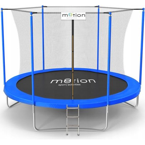 Trampolino da giardino MOTION scaletta 244cm FT8 2,44 per giochi all'aperto per bambini
