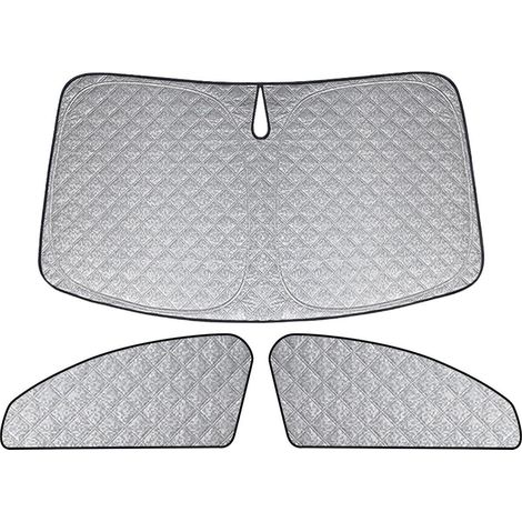 Sonnenschutz Set für VW T6 T6.1 Frontscheibe & Seitenfenster, 3-teilig (1/5)