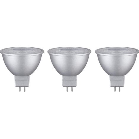 Paulmann 28914 LED CEE G (A - G) GU5.3 réflecteur 6 W blanc chaud (Ø x H) 50 mm x 48 mm 3 pc(s)