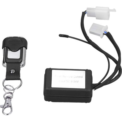 Module clignotant strobe TS-57 ABS pour véhicules autos motos vélo électrique relais 9-24V sans fil 80-100m (1/5)