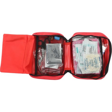 Trousse de premiers secours multifonctionnelle, trousse individuelle pour usage domestique, voyages et camping. (1/5)