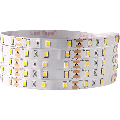 Striscia LED Polux 12V 5m IP20 4500K neutra 1050lm 10W (1/5)