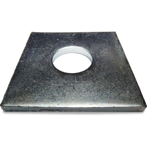 Reidl DIN 436 Scheiben 33 x 100 x 6, für Holzkonstruktionen, Vierkant, Stahl blank (1/3)