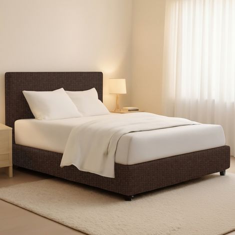 Cama de Plaza y Media Gosport, Desenfundable, Hecho en Italia, Marrón (1/5)