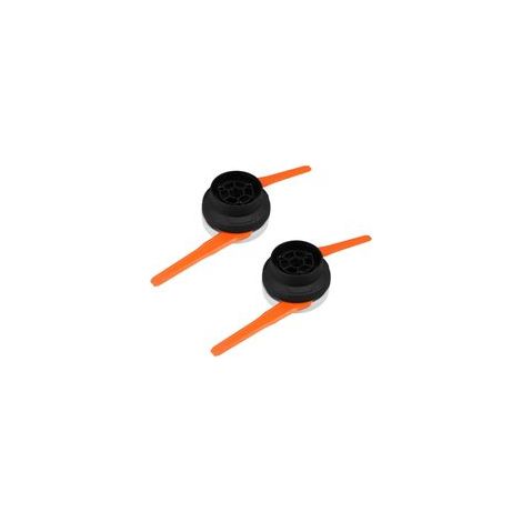 Set mit 2 Trimmerfadenköpfen mit automatischer Fadenzufuhr, 4006-710-2137, Doppelfaden-Schneidkopf, universell passend für Stihl FS38, FS40, FSA60, FSA86 (1/5)