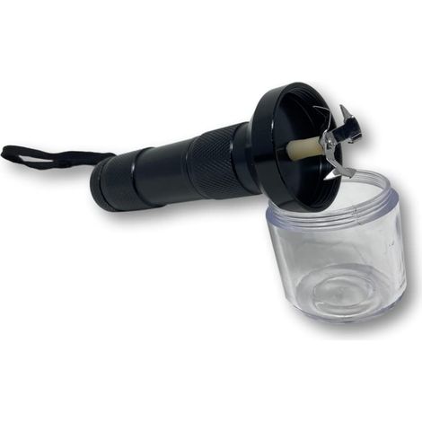 moulin à épices électrique - broyeur à épices - moudre tout type d'épices - grinder pour épices - noir (1/4)