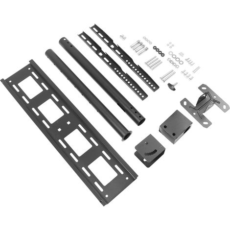 Support de plafond pour téléviseur rotatif à 360 degrés, support de suspension réglable pour écrans plats de 32 à 85 pouces (1/5)