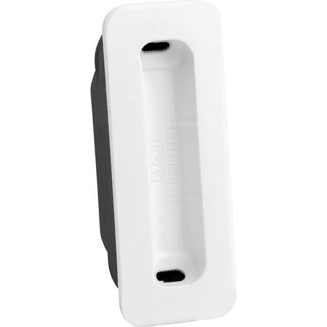 cerradero minimal plus xt puerta madera acabado cromo cepillad acabado blanco mate