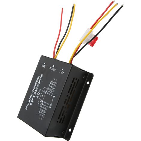 24-V-auf-12-V-Wandler mit Kurzschlussschutz, professioneller und umweltfreundlicher Spannungsregler für Kraftfahrzeuge, 20 A (1/5)