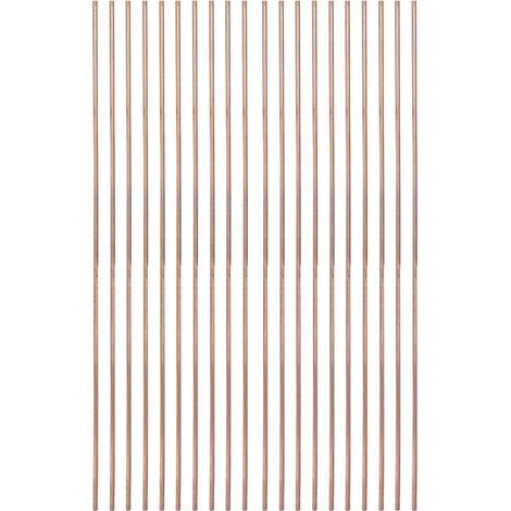 Beyamis Lot de 20 baguettes de soudure rondes en cuivre phosphoreux, consommables pour soudeur de climatiseurs et réfrigérateurs (1/5)