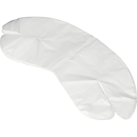 200 masques de cou en plastique jetables et transparents, film hydratant et protecteur pour la beauté et le bricolage (1/5)