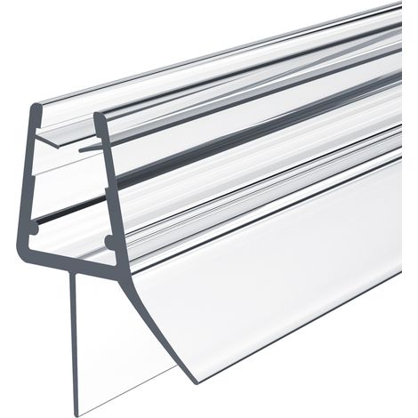 Heilmetz joint de remplacement déflecteur d'eau joint de douche protection contre les surtensions cabine de douche 4-6mm verre 1000mm (1/5)