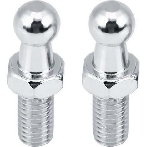 Rótulas de resorte de gas M8 - Juego de 2 piezas con espárragos y rótulas de 8 mm (1/5)