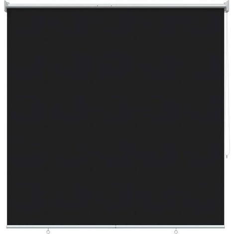 Store enrouleur extérieur avec protection UV, noir, 140 x 230 cm (1/5)