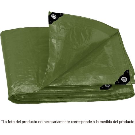 Lona verde olivo para uso intensivo - 4x6 m