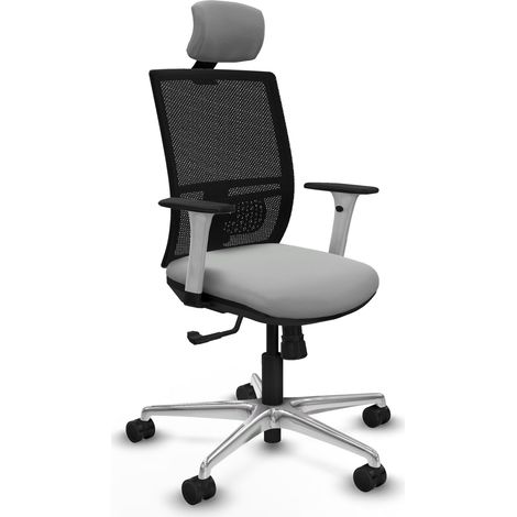 Chaise de bureau piqueras y crespo Yunquera blanc mousse épaisse (1/2)