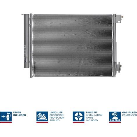 Condenseur, climatisation Nissens 941197 DACIA 921005FA0A MQ004091