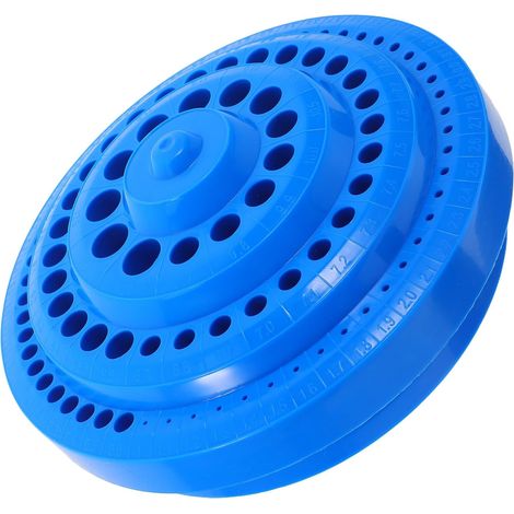 Plastic Drill Bit Tray with 100 Holes Safe and Convenient