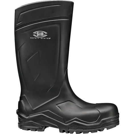 SIR SAFETY SYSTEM PETROL Bottes de sécurité S5S imperméables noir Taille 47