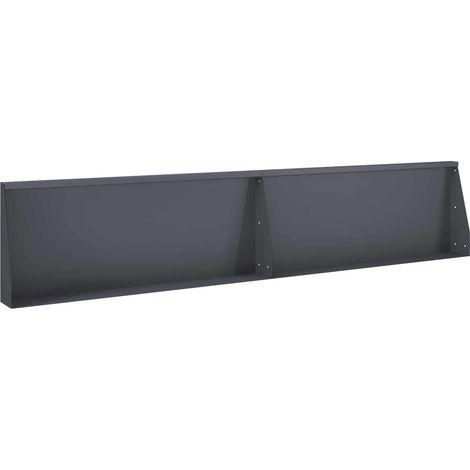 Retaining Wall 2 pcs 100 x 12 x 30 cm Steel Anthracite vidaXL