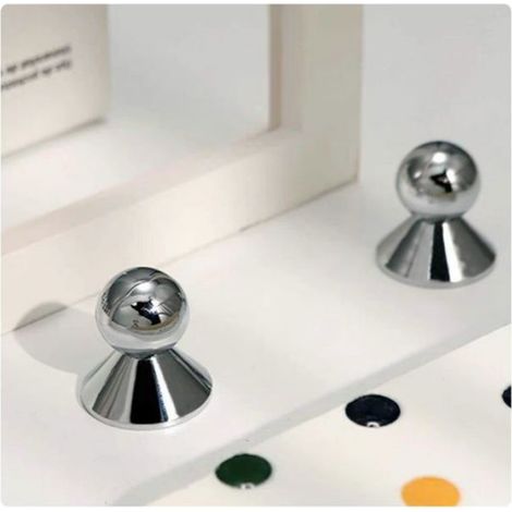 Poignée De Meuble - Aluminium Massif Argenté - Pour Cuisine Tiroir Placard - Lot De 2 (1/5)