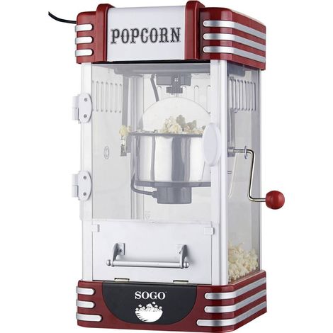 SOGO Human Technology PAL-SS-11350 Macchina per i popcorn Argento/Rosso (1/2)