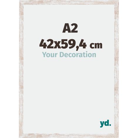 yd. - Cadre photo A2 42x59.4 - White Wash - MDF - Catania (1/5)