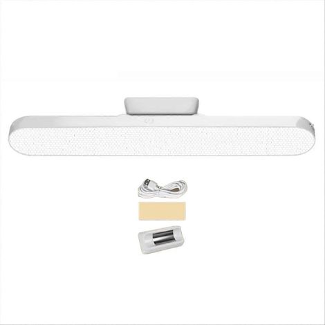 Lampe de bureau LED magnétique avec protection oculaire, télécommande, intensité lumineuse réglable sur trois niveaux, port USB, idéale pour l'apprentissage des étudiants. (1/5)