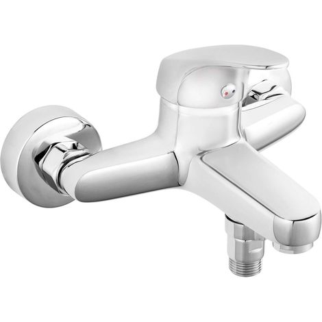 Ferro One Wandbadewannenarmatur Einhandmischer Chrom Elegant (1/2)