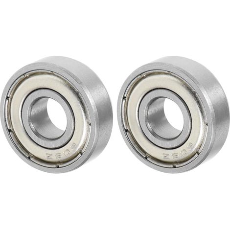 608ZZ Deep Groove Ball Bearing 2PCS 8x22x7mm (IDxODxT) (1/5)