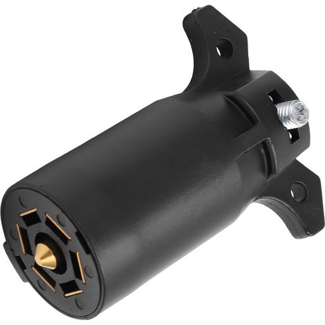 Connecteur 7 broches adaptateur robuste étanche pour caravane camping-car prise US 12V (1/5)