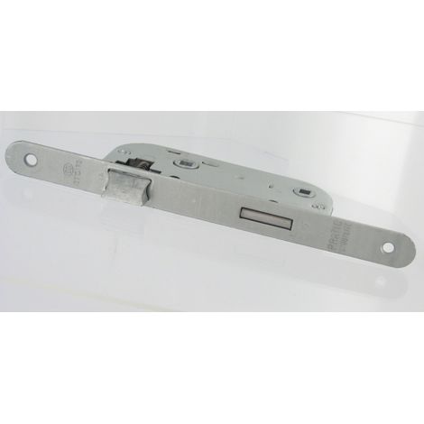 Bricard – Serrure monopoint encastrée 40mm – Entraxe 70mm – Acier zingué – Têtière à bouts ronds – Pour salle de bains