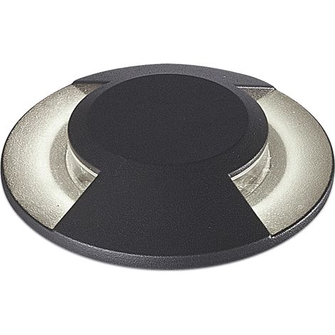 Empotrable suelo 2 emisión MARTINA IP67 LED SMD 7W 700lm(135lm) CRI80 3000K 99º up-down Antracita (1/2)