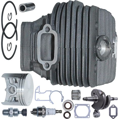 Cylindre piston 54mm pour Stihl MS660 066 pour tronçonneuse, joints, kit de reconstruction moteur supérieur, kit cylindre-piston, vilebrequin, joint d'huile, bougie d'allumage, valve de décompression, (1/5)