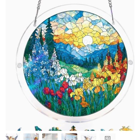 Nouveaux attrape-soleil oiseaux de printemps pour fenêtre, puzzle d'oiseaux colorés -- Pendentif puzzle attrape-lumière pour l'aube, fleurs et mer -- 1515