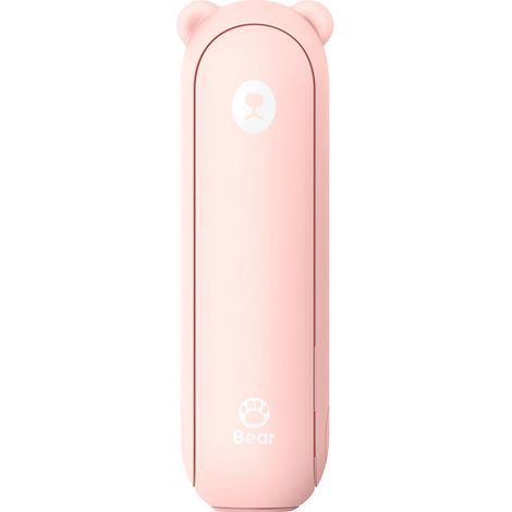 Portable pocket fan, mini portable fan, 14-21 hour battery life, USB rechargeable and foldable, quiet, with built-in power bank. - AquaForge