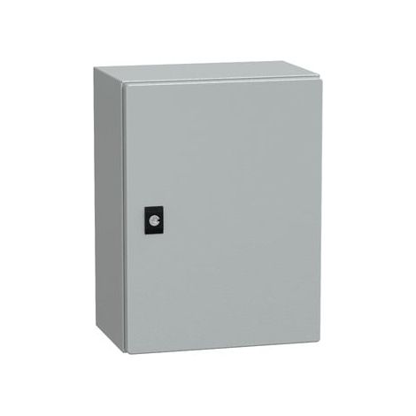 Cassa Spacial CRN + piastra 400X300X200 RAL7035 - NSYCRN43200P