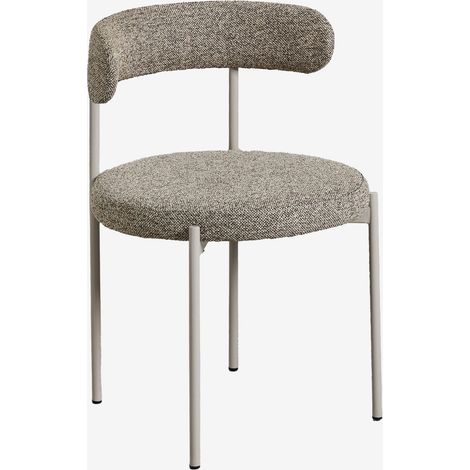 Confezione da 2 sedie da pranzo in tessuto bouclé Brim SKLUM            