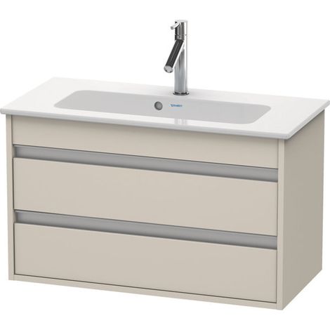 Mueble bajo lavabo KETHO COMPACT 480x800x385mm taupe (1/2)