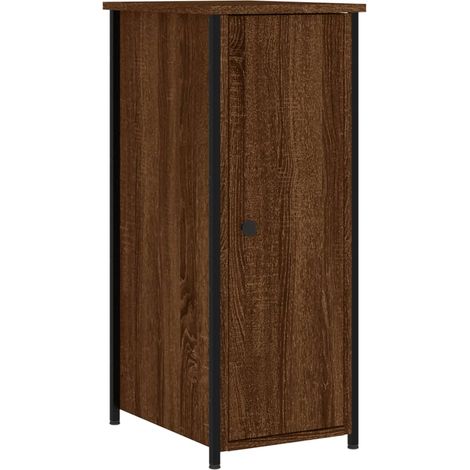 Maison Exclusive - Nachttisch Braun Eichen-Optik 32x42x80 cm Holz