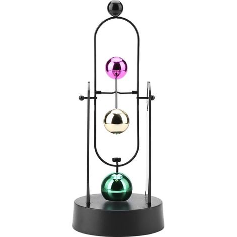 Mouvement perpétuel oscillant électronique, décoration de bureau cinétique artisanale en oscillation (1/5)